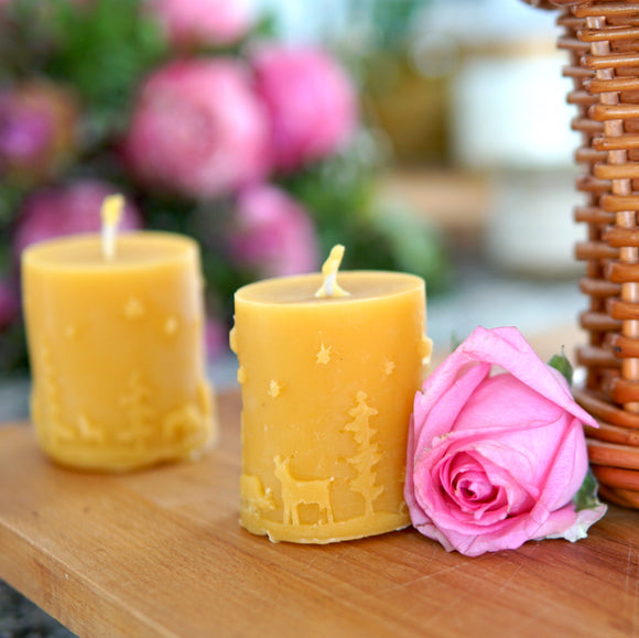 Candle No.10 made of beeswax
