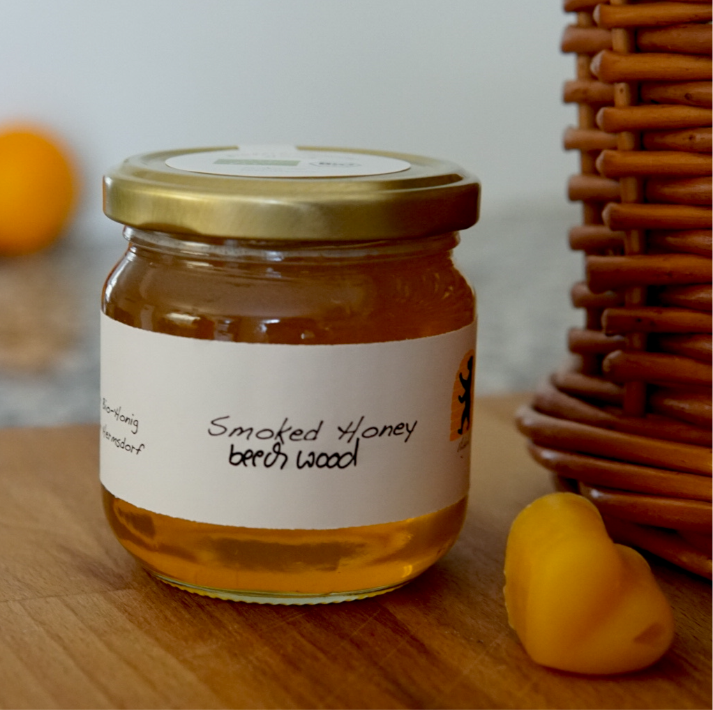 Bio-Honig geräuchert; Smoked Honey