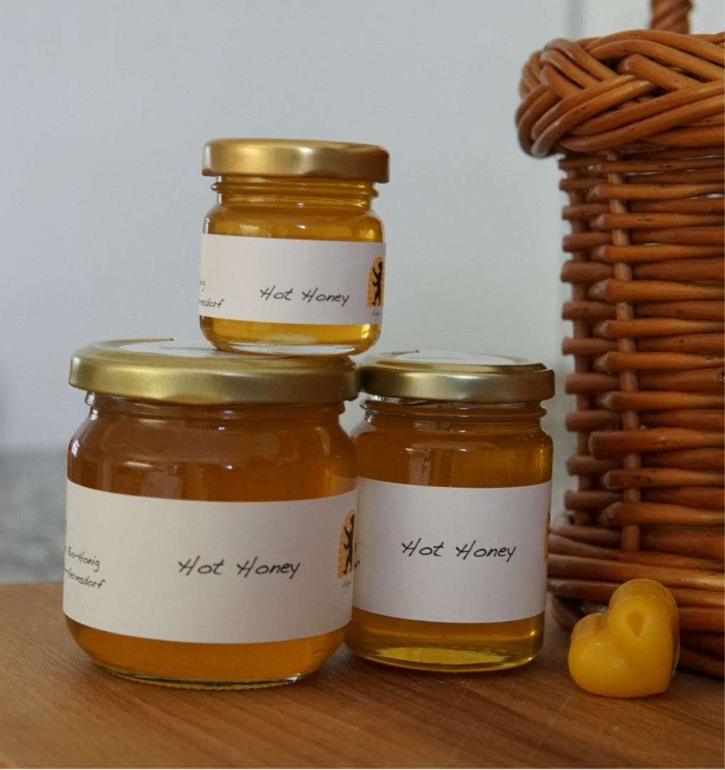Bio-Honig geschärft; Hot Honey